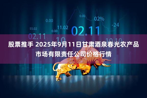 股票推手 2025年9月11日甘肃酒泉春光农产品市场有限责任公司价格行情