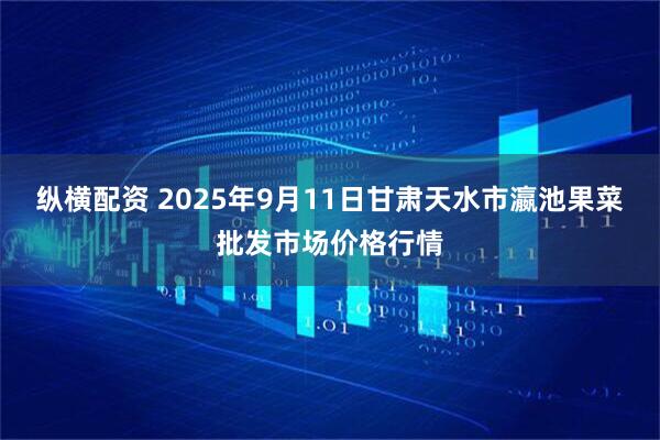 纵横配资 2025年9月11日甘肃天水市瀛池果菜批发市场价格行情