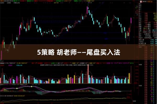 5策略 胡老师——尾盘买入法