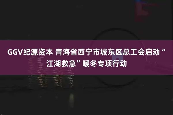 GGV纪源资本 青海省西宁市城东区总工会启动“江湖救急”暖冬专项行动